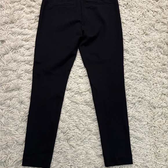 LOFT Black Pants with Gold Zippers Size 12 - Picture 4 of 10